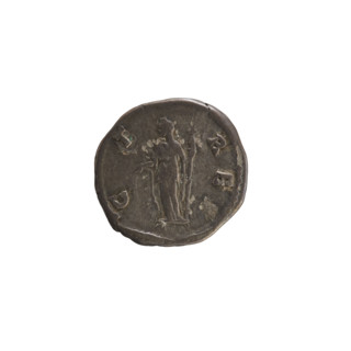 Denarius, after 141. Obverse: DIVA FAVSTINA — bust of Faustina the Elder turned right, draped, hair