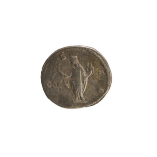 Denarius of Antoninus Pius (86–161; Roman Emperor 138–161), 145–147 CE. Obverse: head of Marcus