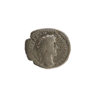 denarius, Antoninus Pius (86–161; Roman emperor 138–161); obverse: bust of Marcus Aurelius (heir to