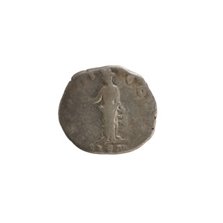 Denarius, Antoninus Pius (86–161; Roman emperor 138–161). Obverse: head of Marcus Aurelius (heir to