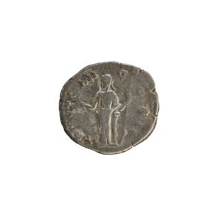 Denarius, Antoninus Pius (86–161; Roman Emperor 138–161). Obverse: Head of Marcus Aurelius (heir to