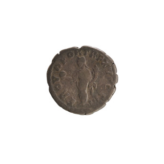 Denarius of Marcus Aurelius (121–180; Roman emperor 161–180). Obverse: laureate head of Marcus