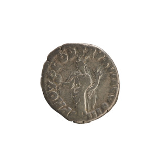 denarius, Marcus Aurelius (121–180; Roman emperor 161–180); obverse: head of Marcus Aurelius with a