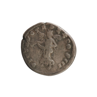 Denarius, Marcus Aurelius (121–180; Roman emperor 161–180). Obverse: head of the emperor with a