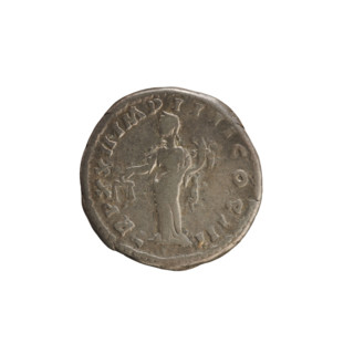 Denarius of Marcus Aurelius (121–180; Roman emperor 161–180), 167–168. Obverse: head of Marcus