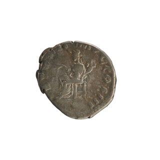 Denarius; Marcus Aurelius (121–180; Roman emperor 161–180). Obverse: head of Marcus Aurelius with