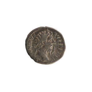 Denarius of Marcus Aurelius (121–180; Roman emperor 161–180), 168–169, Rome. Obverse: Head of