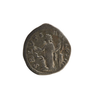 Denarius of Marcus Aurelius (121–180; Roman emperor 161–180), 168–169 CE. Obverse: laureate bust of