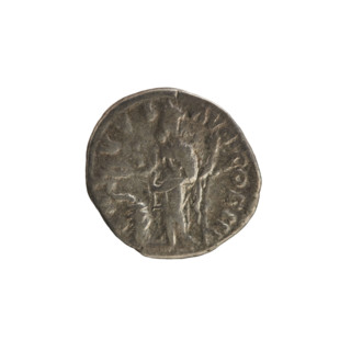 Denarius, Marcus Aurelius (121–180; Roman emperor 161–180). Obverse: Head of Marcus Aurelius with a