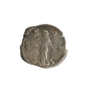 Denarius of Marcus Aurelius (121–180; Roman emperor 161–180), c. 169–170. Silver coin (weight 3.37