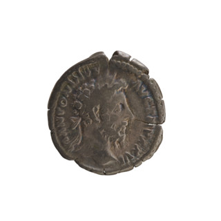 denarius, Marcus Aurelius (121–180; Roman emperor 161–180), imperial bust of Marcus Aurelius,