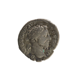 denarius, Marcus Aurelius (121–180; Roman emperor 161–180); bust of Marcus Aurelius; imperial bust;