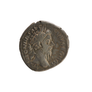 denarius, Marcus Aurelius (121–180; Roman emperor 161–180); imperial bust of Marcus Aurelius;