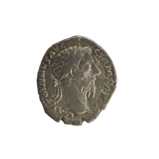 denarius, Marcus Aurelius (121–180; Roman Emperor 161–180), imperial bust of Marcus Aurelius;