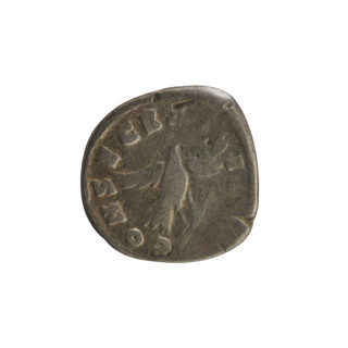 Denarius, Commodus (Roman emperor 177–192), posthumous issue of Marcus Aurelius (Roman emperor