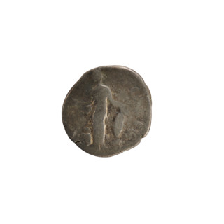 Denarius, Antoninus Pius (86–161; Roman emperor 138–161) and Faustina the Younger (ca. 130–176;
