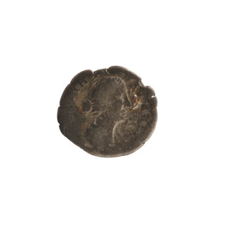 Denarius, Antoninus Pius (86–161; Roman emperor 138–161) and Faustina the Younger (c. 130–176;