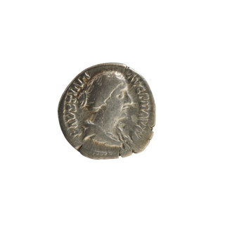 Denarius, Antoninus Pius (86–161; Roman emperor 138–161), Faustina the Younger (ca. 130–176; Roman