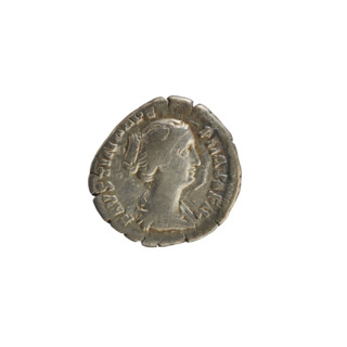 denarius, Antoninus Pius (86–161; Roman emperor 138–161), Faustina the Younger (ca. 130–176; Roman