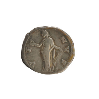 denarius, Antoninus Pius (86–161; Roman emperor 138–161), Faustina the Younger (ca. 130–176; Roman