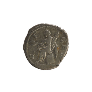 Denarius, Marcus Aurelius (121–180; Roman emperor 161–180) and Faustina the Younger (ca. 130–176;
