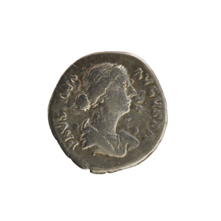 Denarius, Marcus Aurelius (121–180; Roman emperor 161–180), Faustina the Younger (ca. 130–176;