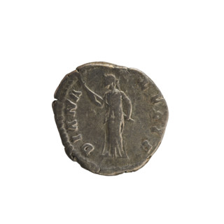 Denarius, Marcus Aurelius (121–180; Roman emperor 161–180) and Faustina the Younger (ca. 130–176;