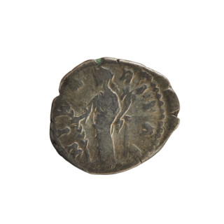Denarius, Marcus Aurelius (121–180; Roman emperor 161–180) and Faustina the Younger (c.130–176;