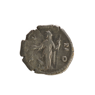 Denarius, Marcus Aurelius (121–180), Faustina the Younger (ca. 130–176), bust of Faustina the