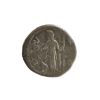denarius, Marcus Aurelius (121–180; Roman emperor 161–180), Faustina the Younger (ca. 130–176;