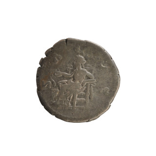 Denarius, Marcus Aurelius (121–180; Roman emperor 161–180) and Faustina the Younger (ca. 130–176;