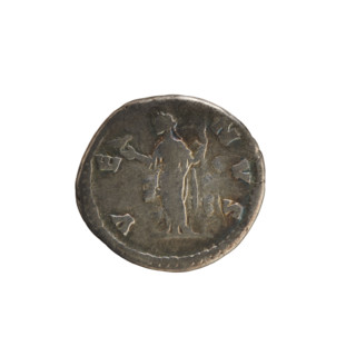 denarius, Marcus Aurelius (121–180; Roman emperor 161–180), Faustina the Younger (ca. 130–176;