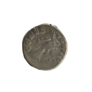 Denarius, Marcus Aurelius (121–180; Roman emperor 161–180) and Faustina the Younger (ca. 130–176;