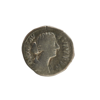 Denarius, Marcus Aurelius (121–180; Roman emperor 161–180), Faustina the Younger (ca. 130–176;