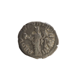 denarius, Lucius Verus (130–169; Roman emperor 161–169); obverse: emperor's head right, legend IMP