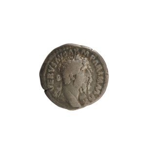 Denarius, Lucius Verus (130–169; Roman emperor 161–169). Obverse: Emperor's head right, laurel