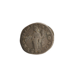 denarius, Lucius Verus (130–169; Roman emperor 161–169); obverse: emperor's head right with laurel