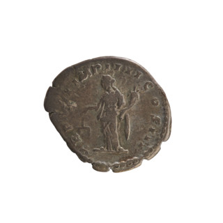 Denarius, Lucius Verus (130–169; Roman emperor 161–169). Obverse: Emperor's head right with laurel