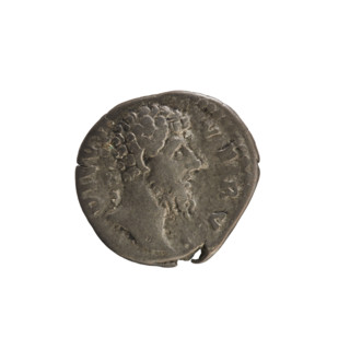 denarius, Marcus Aurelius (121–180; Roman emperor 161–180), Lucius Verus (130–169; Roman emperor