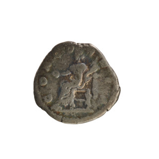 Denarius of Lucius Verus (130–169) and Lucilla (149–182), c. 164–169. Obverse: Bust of Lucilla