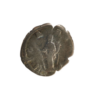Denarius, Lucius Verus (130–169; Roman emperor 161–169) and Lucilla (149–182; Roman empress