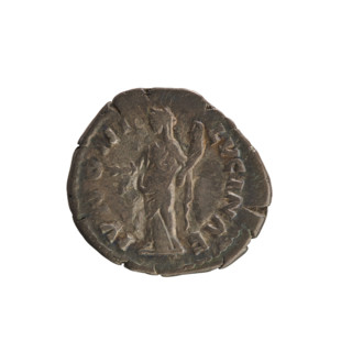 Denarius of Lucius Verus (130–169; Roman emperor 161–169) with bust of Lucilla (149–182; Roman