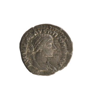 Denarius, Lucius Verus (130–169, Roman emperor 161–169) and Lucilla (149–182/183, Roman empress