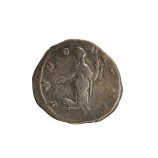 denarius, Lucius Verus (130-169; Roman emperor 161-169), Lucilla (149-182; Roman empress 164-169);