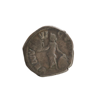 Denarius, Lucius Verus (130–169; Roman emperor 161–169), Lucilla (149–182; Roman empress 164–169).