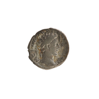 Denarius, Commodus (161–192; Roman emperor 177–192). Obverse: Emperor's head right, laurel wreath;