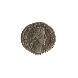 denarius, Commodus (161–192; Roman emperor 177–192); obverse: M COMMODVS ANTONINVS AVG — Emperor's