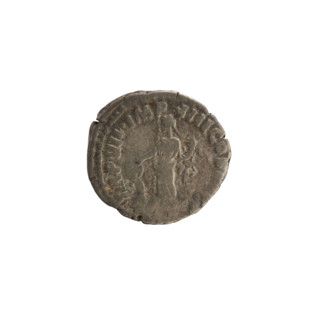 Denarius, Commodus (161–192; Roman emperor 177–192). Obverse: Emperor's head right, wearing laurel