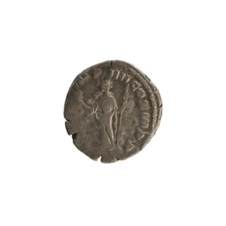 Denarius, Commodus (161–192; Roman emperor 177–192). Obverse: Emperor's head right, with laurel