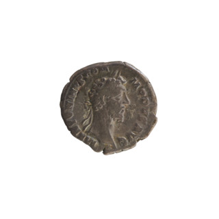 Denarius, Commodus (161–192; Roman emperor 177–192). Obverse: Emperor's head right, laurel wreath;